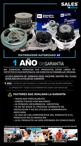 Bomba Agua Chevrolet Express 3500 6.6l V8 2006 A 2016
