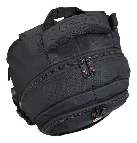 Mochila Backpack Uso Rudo Para Viaje Con Mecanismo Antirrobo Para Laptop 15.6 Pulgadas Con Usb Mochila Escolar Impermeable Deportiva Negro