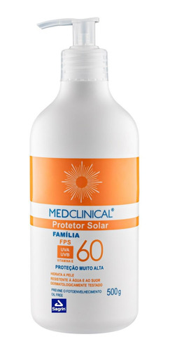 Protector Solar Medclinical Fps 60 500 G