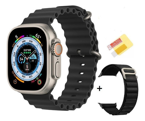 Smartwatch Hello Watch 2 H11 Ultra 1gb De Memória Bússola Cor da caixa Prata