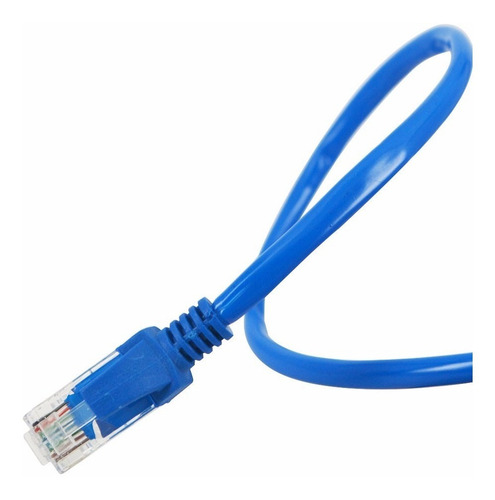 Cabo De Rede Azul 20 Metros Internet Crimpado Cat5e Lan Rj45