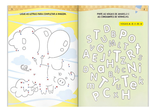 Aprenda em casa Exercitando a Escrita: Letra de Fôrma, de (Ilustrado(es) por) Todolivro. Editorial Brasileitura, capa mole em português, 2015
