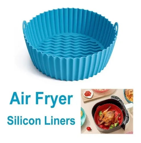 Imagen 1 de 5 de Tapete Silicona Molde Olla Freidora De Aire Air Fryer