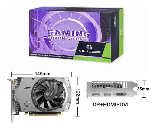 Tarjeta De Video Mllse Amd Rx 550 De 4gb Gddr5