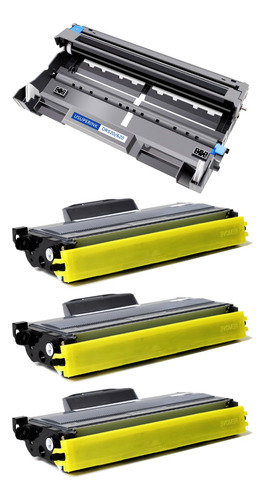 3 Toner + 2 Cilindro Tn580 Tn650 Dcp 8060 8065 8080 8085 890