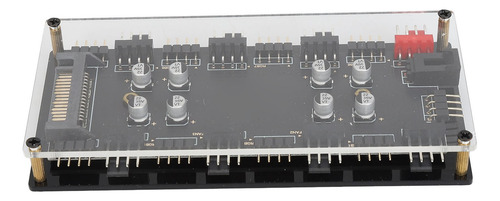 Hub Argb Pwm De 8 Vías, 12 V, 4 Pines, Profesional, 2 En 1,