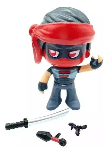  Figura De Accion Ninja Pinypon Action Con Accesorios Tts