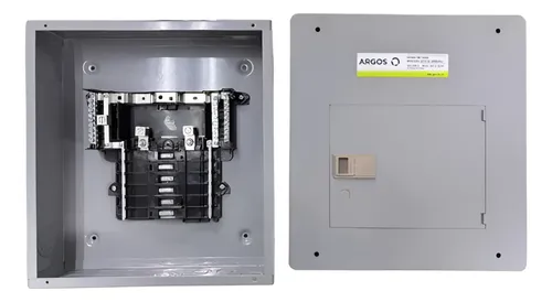 Centro De Carga 12 Unidades Sobreponer 125a Argos Aeqo12-s Gris