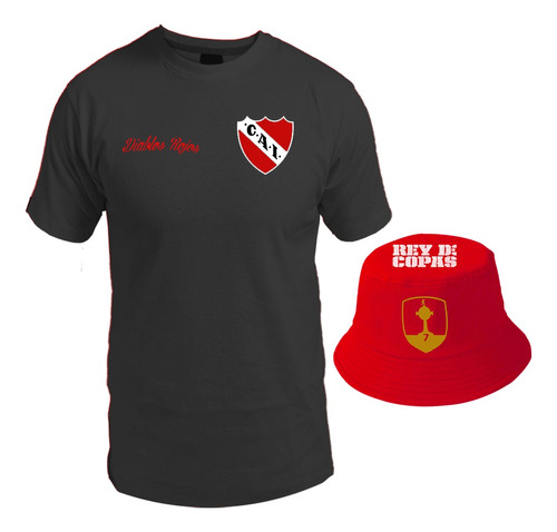 Remera + Piluso De Independiente/ Rey De Copas / Unisex