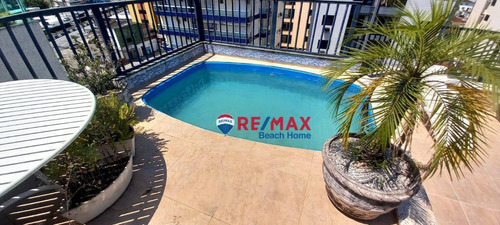 Imagem 2 de 30 de Cobertura Com 3 Dormitórios À Venda, 150 M² Por R$ 600.000,00 - Praia Da Enseada - Guarujá/sp - Co0288