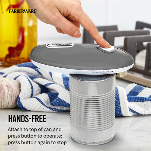 Abrelatas Automático Farberware Compacto, Manos Libres Y Seg
