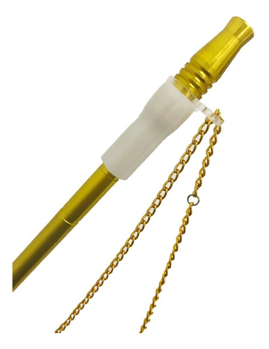 Imagem 2 de 4 de Piteira Higiênica Alumínio Narguile Barata Silicone