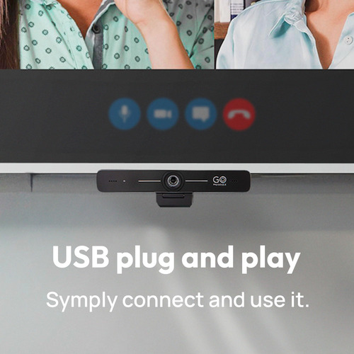 Cámara Web Gopresence Smart 4k Ultra Hd, Gran Angular De