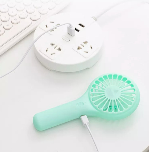 Imagen 4 de 8 de Ventilador Portátil Usb Pila Recargable Camping Cuotas