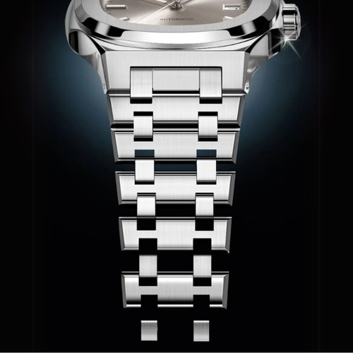 Reloj Goobasen De Lujo Hombre, Automatico Acero Inoxidable G