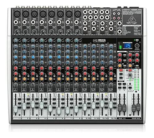 Behringer Xenyx X2222usb Mezclador Premium De 22 Entradas Y