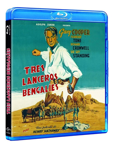 Blu-ray Three Lives Of A Bengal Lancer 3 Lanceros De Bengala