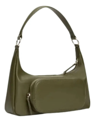 Bolsa Tommy Hilfiger Th Soft Utility Shoulder Bag Pu Verde M
