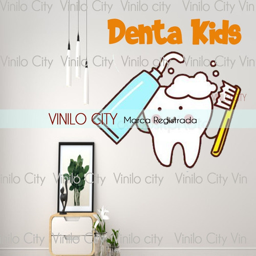 Vinil Decorativo Odontopediatrica Dental Kids Gde Vc2