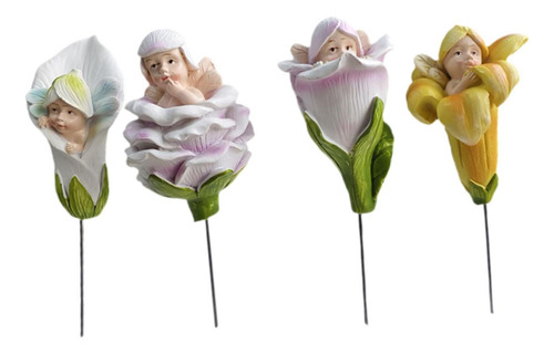 Fairy Plant Bot Stakes Decoraciones De Jardín Adornos