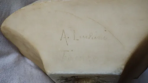 Escultura Mármol A.luchini Firenze Ver Detalle En La Base (Usado)