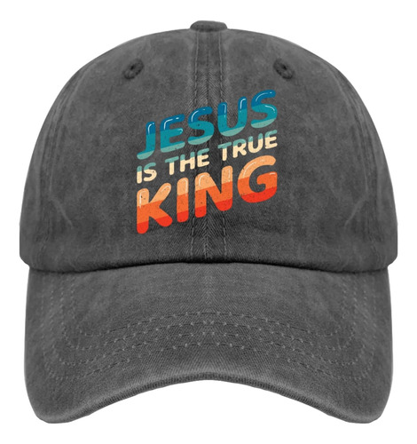 Jesus Is The True King Sombreros Sombrero Jardín Pigmento