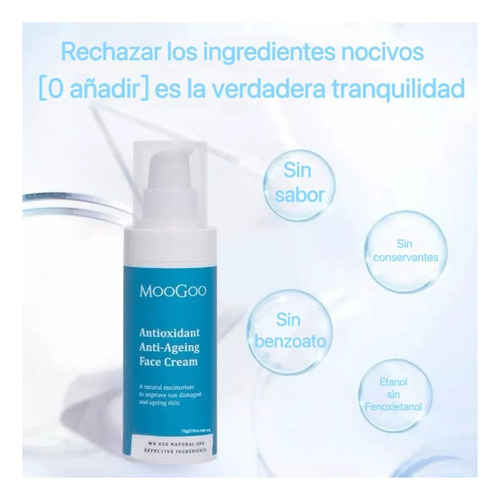 Moogoo Antioxidant Anti-ageing Face Cream 75g