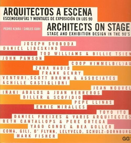 Libro Arquitectos A Escena De Pedro Azara Charles Guri