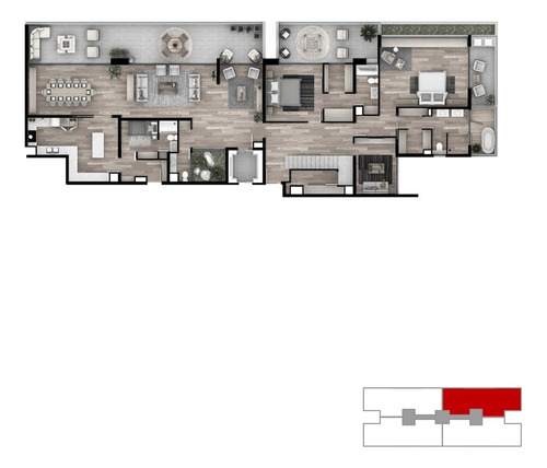 Penthouse Duplex En Venta De 4 Dorm. En Vitacura