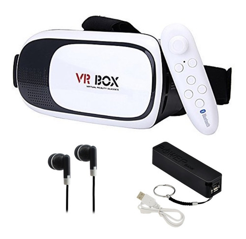Imagen 1 de 9 de Lentes Realidad Virtual 3d 360 + Control + Pb + Aud Vr Box 2