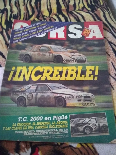 Revista Corsa Larrauri Mouras Wilke Pedersoli 10 1986 N1057