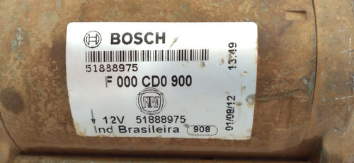 Imagem 6 de 6 de Motor De Partida Arranque Fiat Doblo