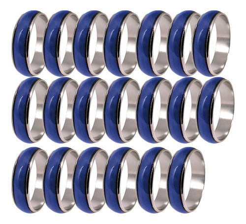 Pack Of 40 Emotional Feeling Mood Ring Color Change Us Size