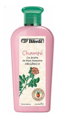 Biferdil Shampoo Rosa Mosqueta X255 Ml Organico