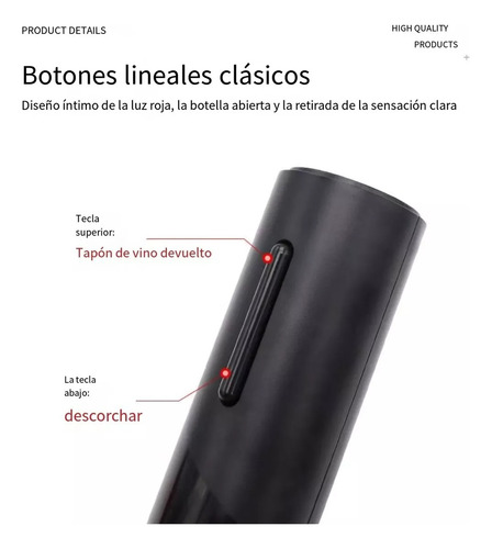 Nuevo Juego Sacacorchos Eléctrico Automático Para Vino