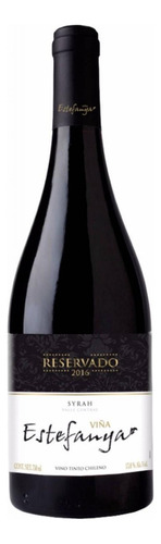 Pack De 4 Vino Tinto Estefanya Reservado Syrah 750 Ml