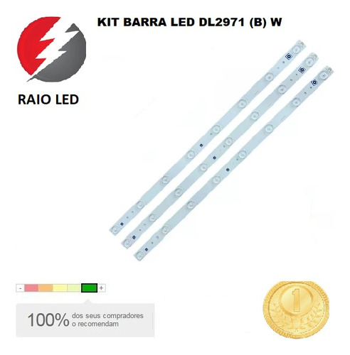 Kit Barras De Led Para Tv Ph29e52dg Dl2971(b)w Novo C/ Nf