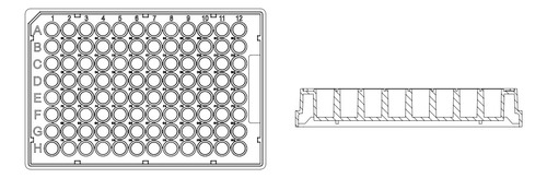 Microplacas De Elisa, 100 Piezas, Marca Cellpro