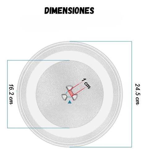 Placa De Repuesto De Microondas
