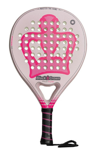 Pala Padel Black Crown Piton Furia Rosa Bc-pitonfuria