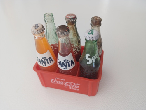 Mini Cajita Coca Cola, Fantas Y Sprite Rejita De Los 90's (Usado)