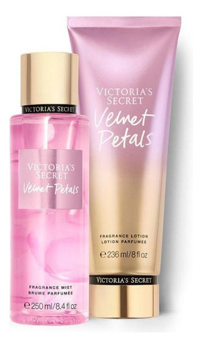 Kit Body Splash + Creme Victoria's Secret Velvet Petals