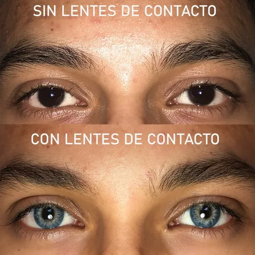 Lentes de contacto azules naturales hotsell