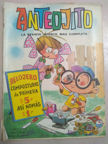 Revista Anteojito Nro 237 De 1969 Con Catálogo Jack 