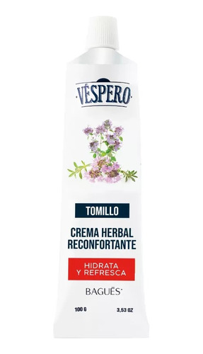 Crema Herbal De Tomillo Véspero Bagués 100gr