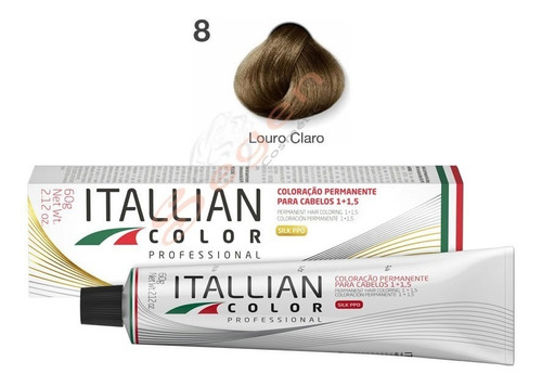 Coloração Itallian Color Loiro Claro 8