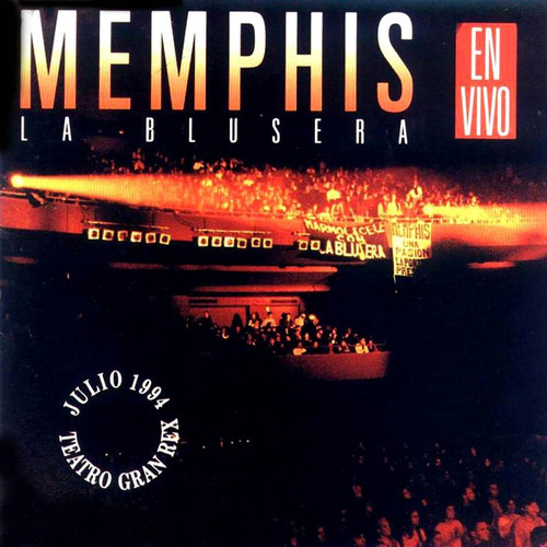 Memphis La Blusera En Vivo Gran Rex 1994 Cd Excelente Esta 