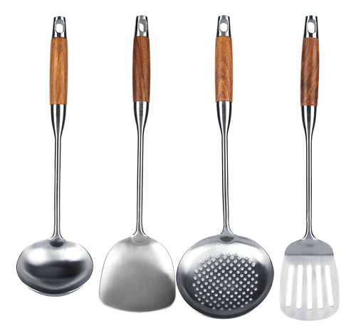 Juego De 4 Utensilios De Cocina De Acero Inoxidable 304 De P