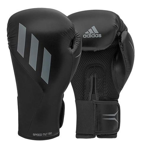 Luva De Boxe adidas Em Pu Speed Tilt 150 Preto E Cinza