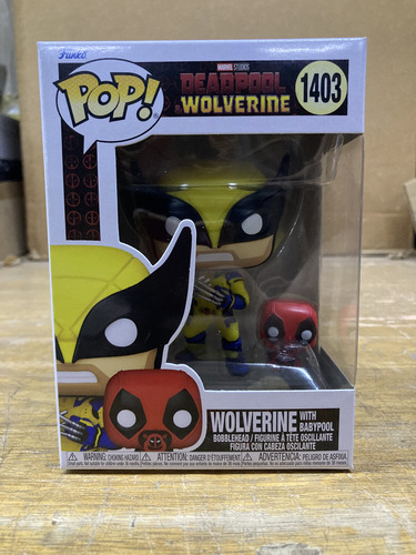 Wolverine With Babypool 1403 Deadpool 3 Marvel Funko Pop